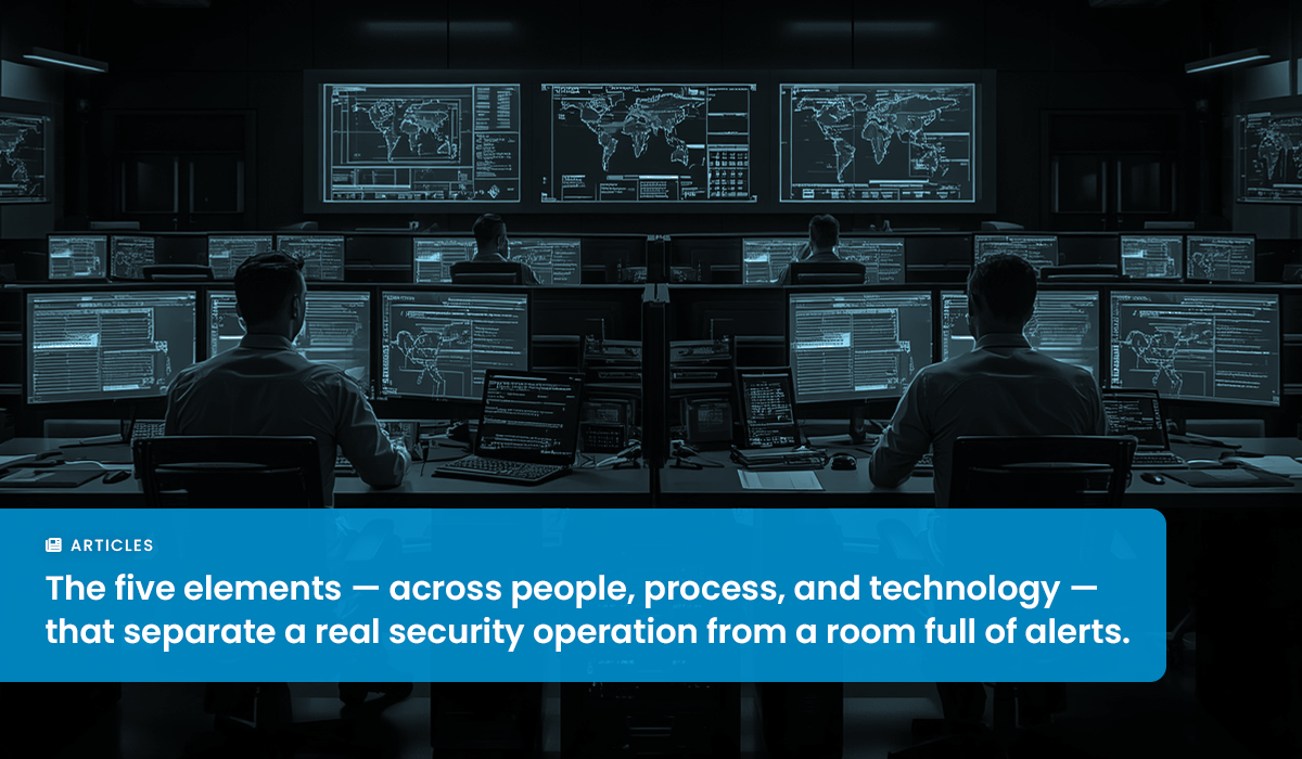 5 Key Elements of an Effective SOC